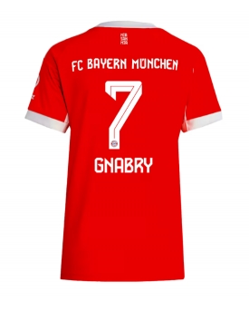 Billige Fotballdrakt Bayern Munich Serge Gnabry #7 Replika Hjemmedrakt Dame 2025-26 Kortermet Billige Fotballdrakt Bayern Munich Serge Gnabry #7 Replika Hjemmedrakt Dame 2025-26 Kortermet